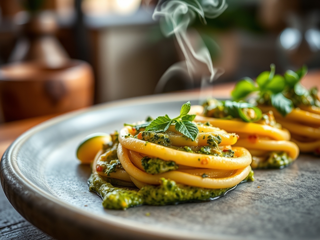 Pesto Emulsification