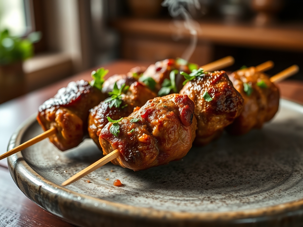 Beef Kofta Skewers